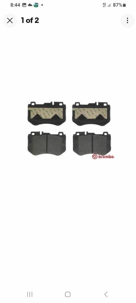 Benz C-class front brake pad