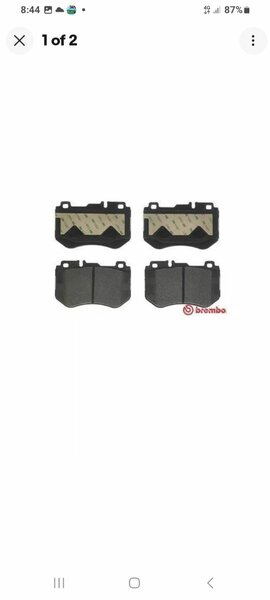 Benz C-class front brake pad
