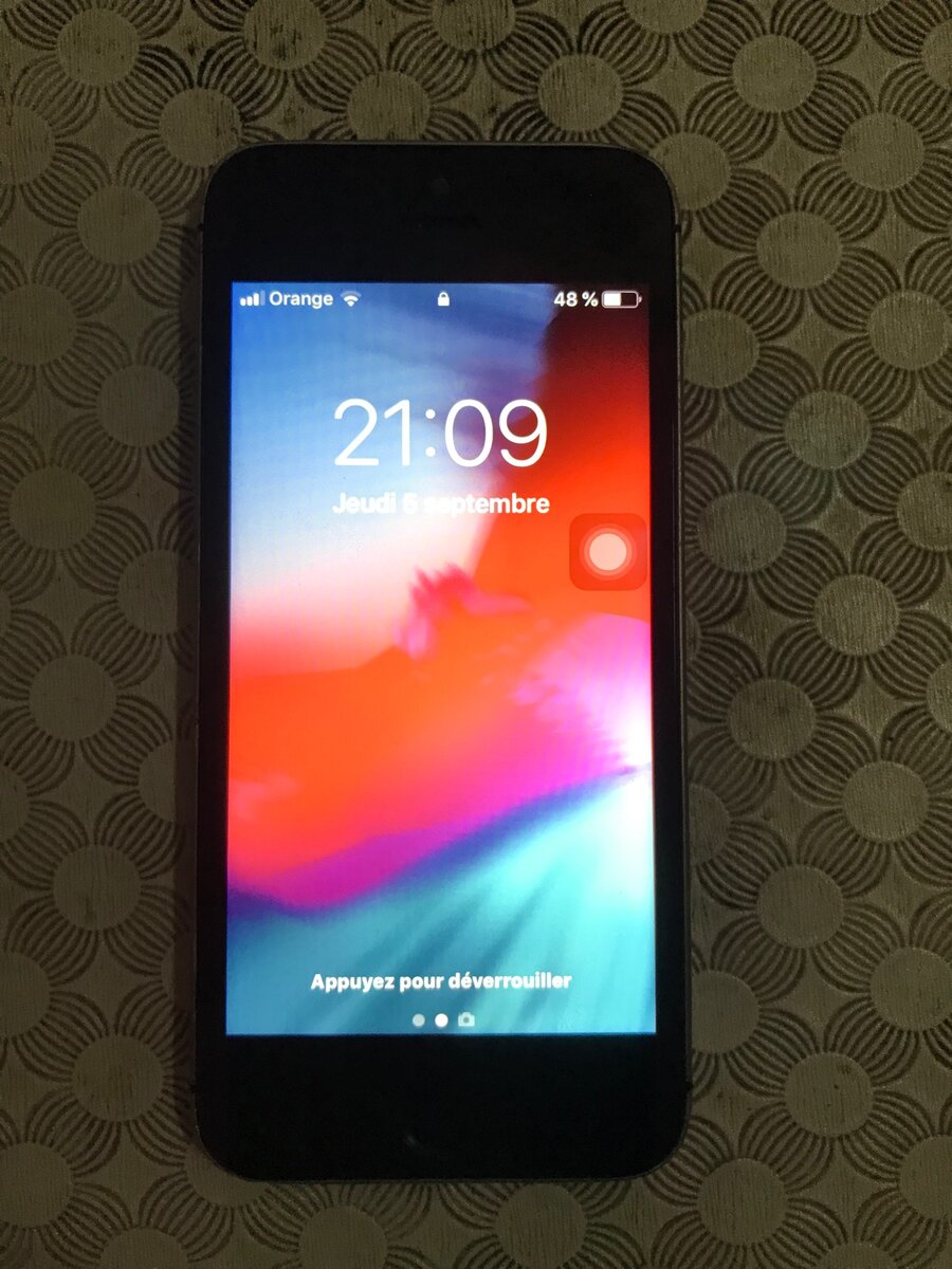 iPhone 5s tout passe propre avec empreinte