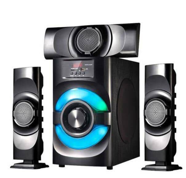 Système audio Bluetooth avec éclairage LED