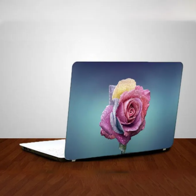 Flower Laptop Back Skin Sticker-Laptop Back Skin-Laptop Skin Vinyl Sticker Decal, 13 13.3 14.6 15 15.4 15.6 inch Laptop Skin Sticker Cover For All Laptops