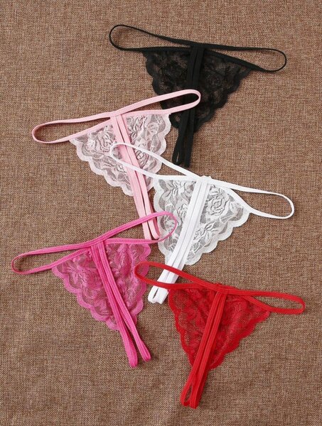 Culottes en dentelle colorées