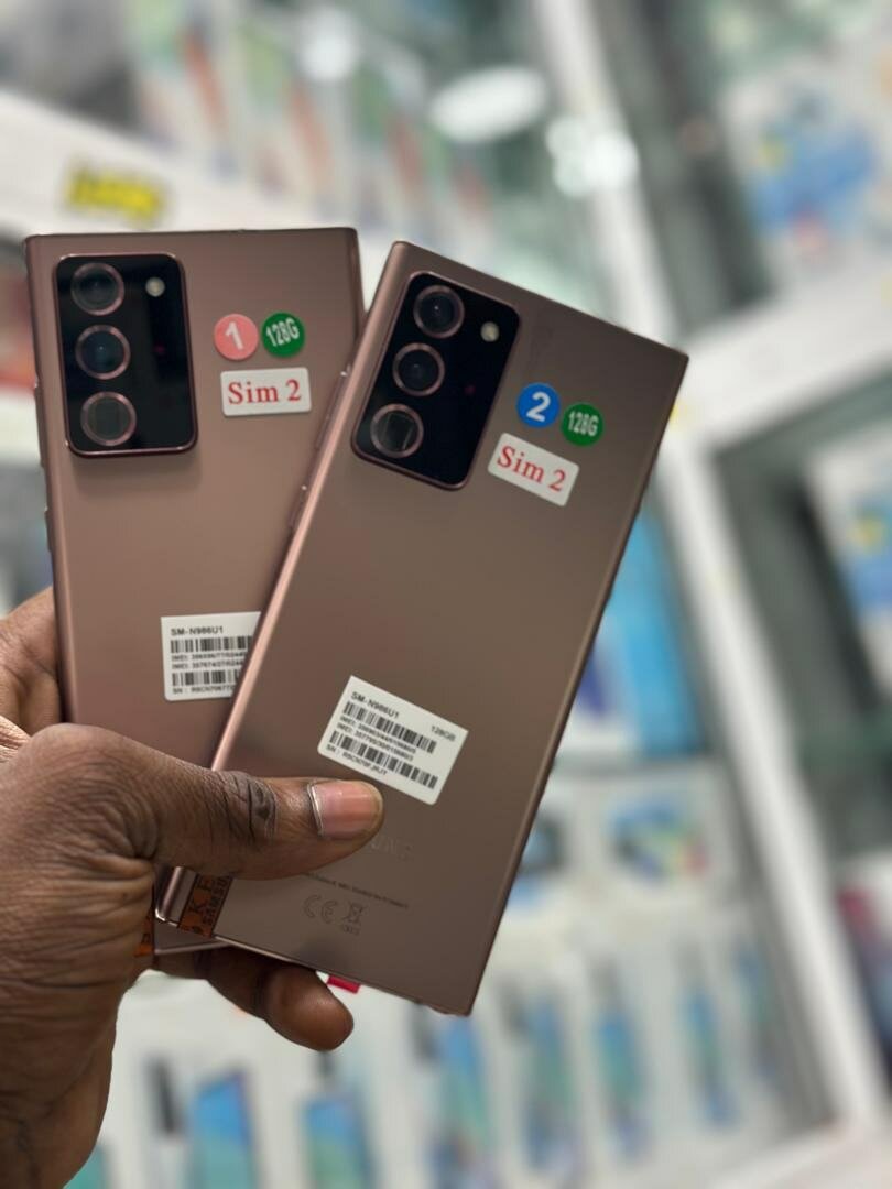 Samsung note 20ultra capacité 128gigas ram12 2puces