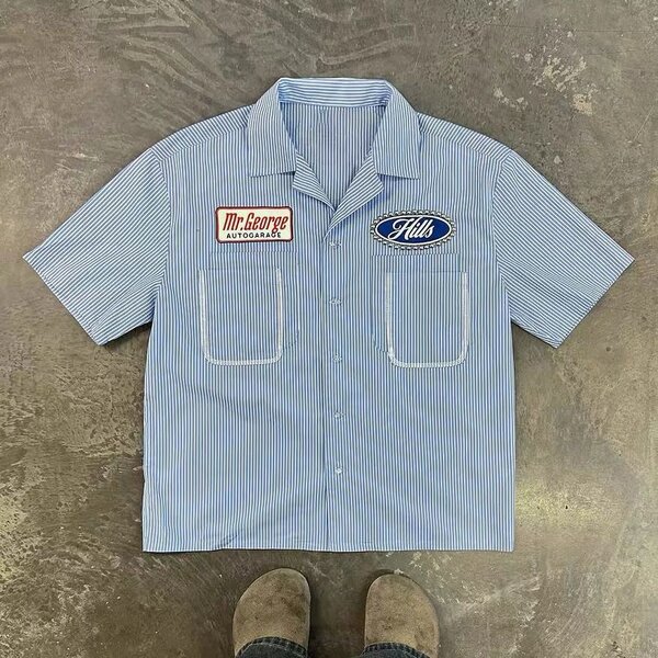 Chemise Vintage à Rayures