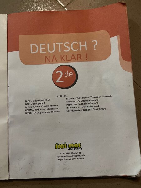 Manuel Allemand 2e Année