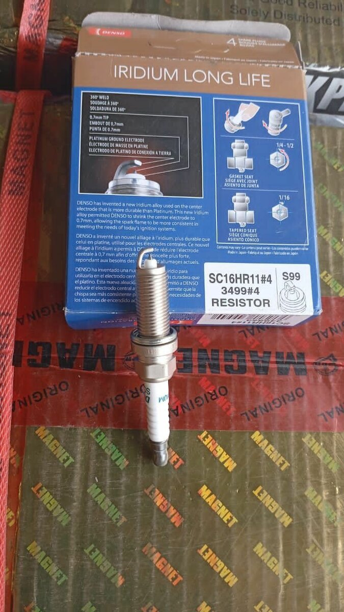 Denso Long life Iridium plugs