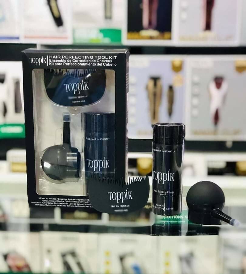 Toppik fibre capillaire pour couvrir les zones degarnies