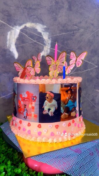 Gâteau Anniversaire Papillons