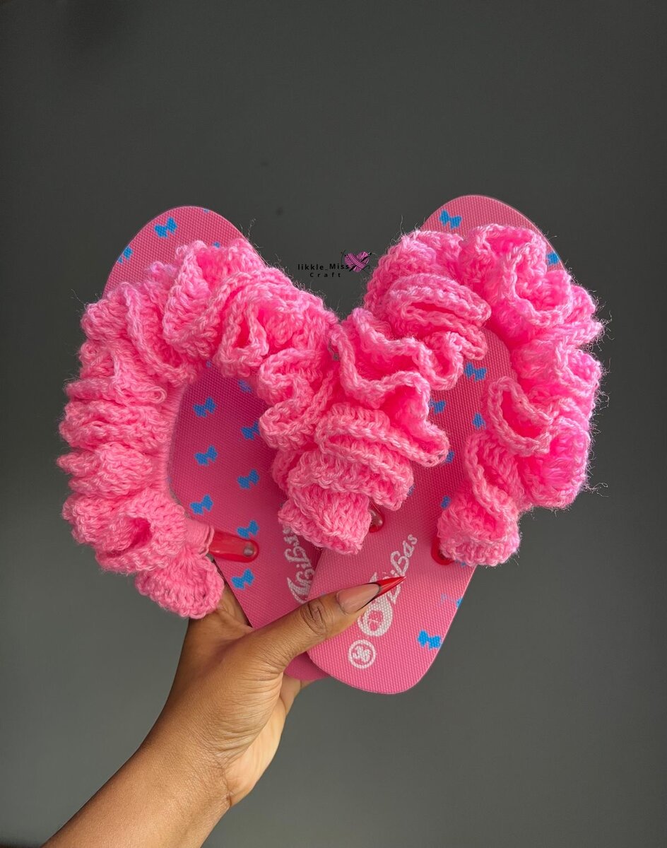 Sandales colorées en crochet pour femmes