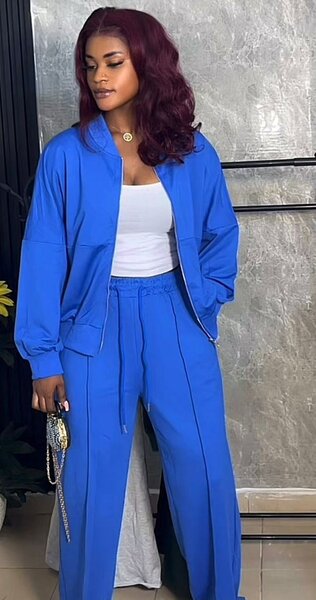 Survêtement bleu femme tendance