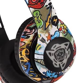 Casque Bluetooth Design Graffiti