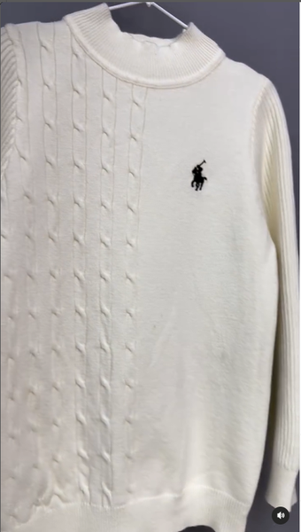 водолазка  белая для мальчика