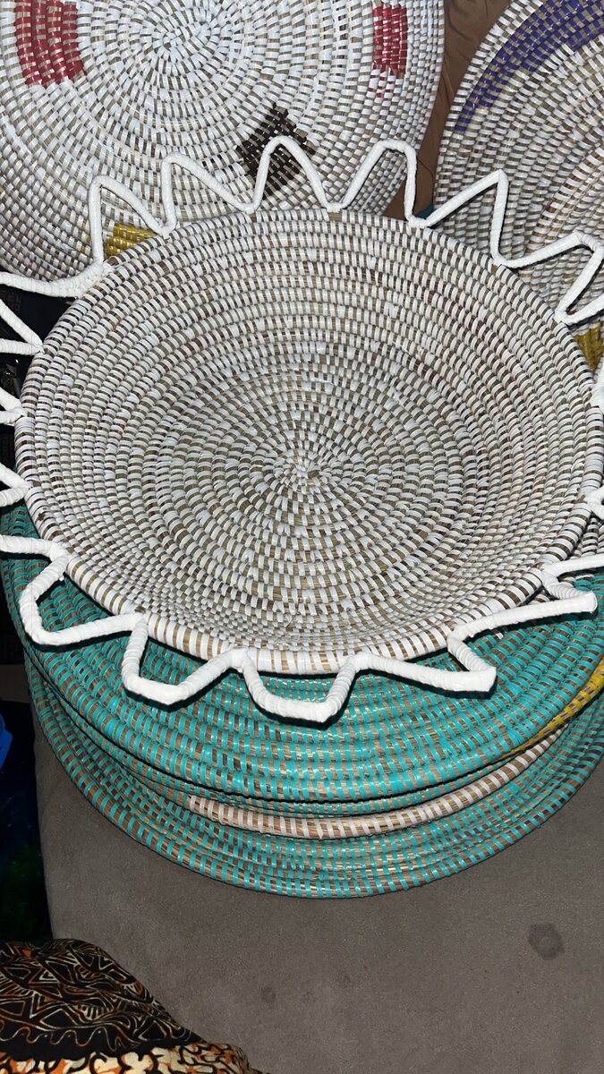 Paniers en osier décoratifs