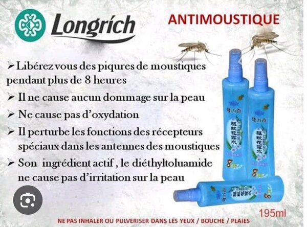 Spray Anti-Moustique Longrich