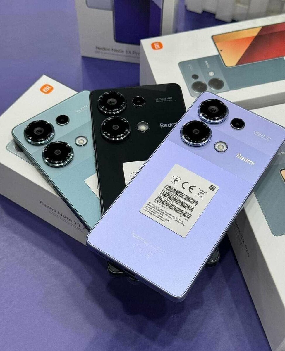 Redmi note 13 pro 8giga mémoire 256 charge 67w