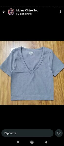 Crop top en coton pour femmes