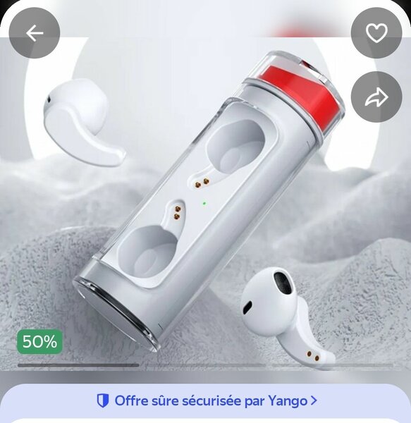 Écouteurs sans fil prot6