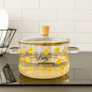 Casserole en verre borosilicaté 1,8L