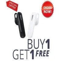 BUY 1 GET 1 FREE Blutooth Handfree Wireless Bluetooth Headset Good Quality Bluetooth Handsfree Earphone