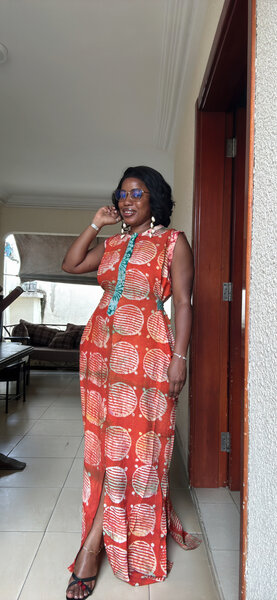 Robe longue ethnique chic