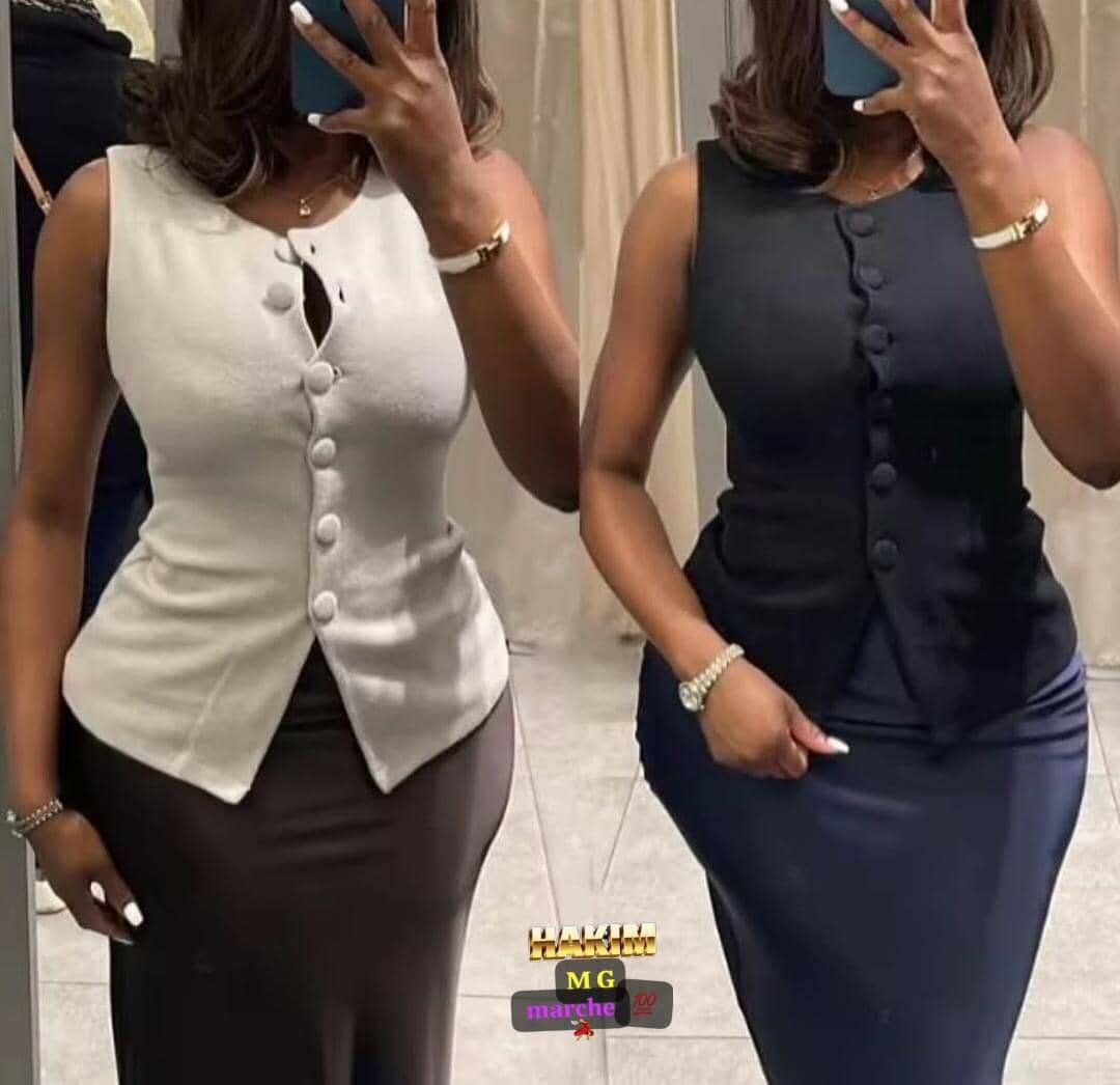 Gilet sans manches élégant