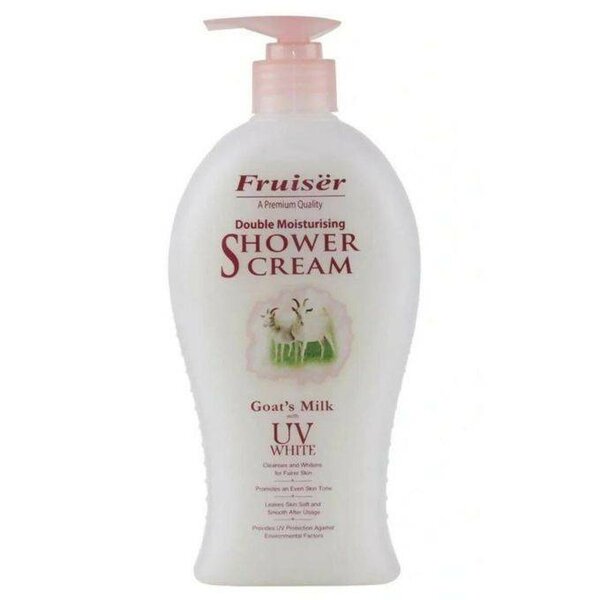 Fruiser shower gel goat milk UV white 1000ml