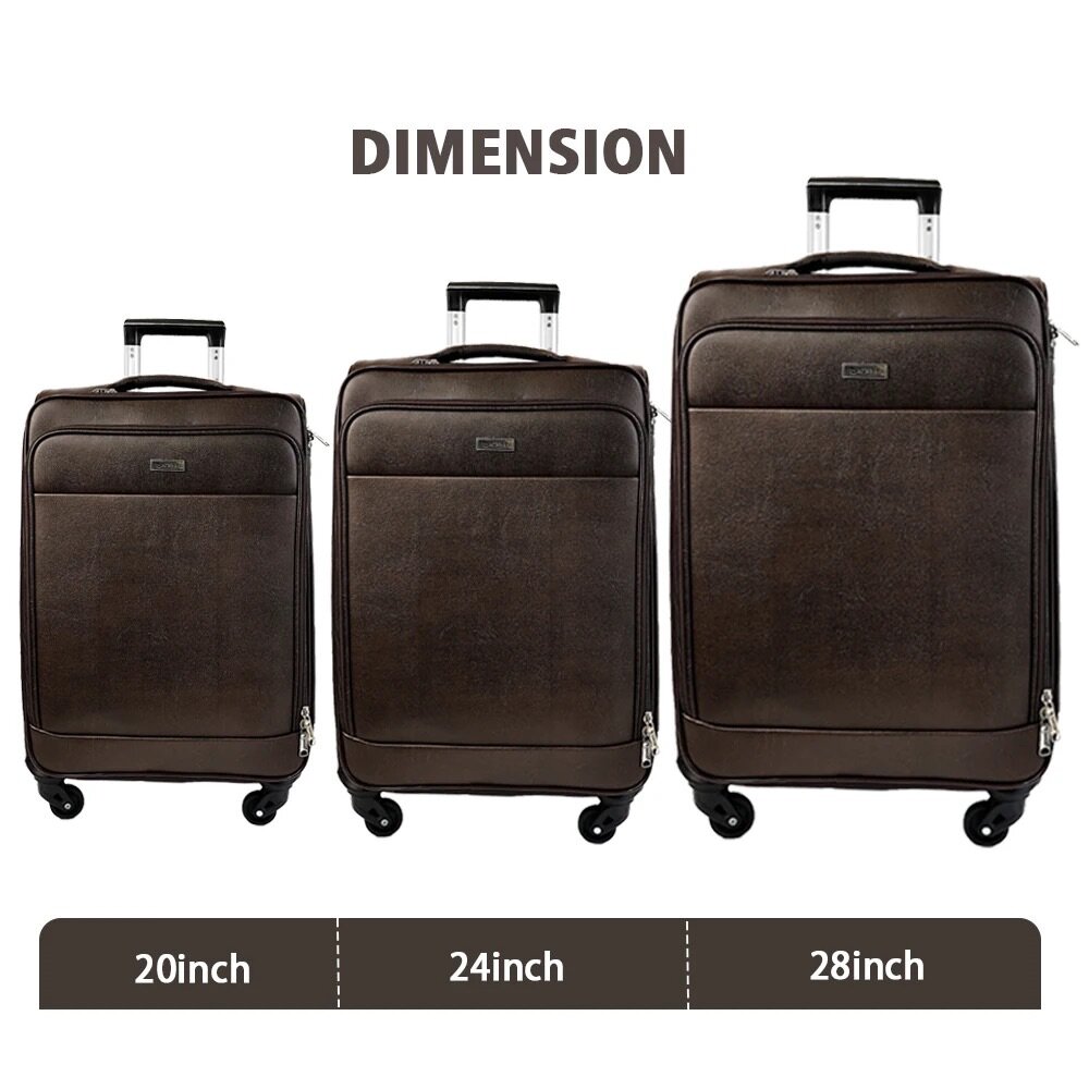 Oxford leather 2 pieces Suitcase