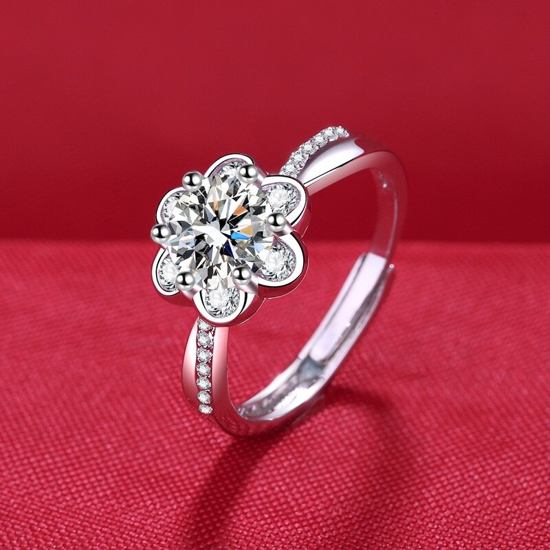 Sterling silver and tungsten rings