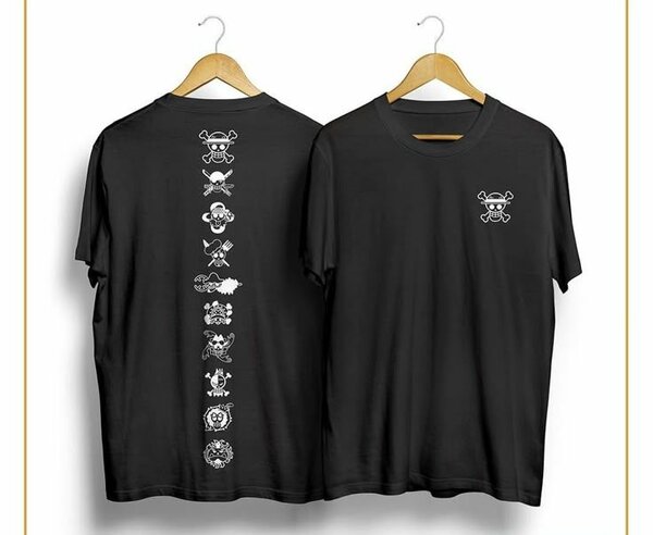 T-shirt imprimé anime unisexe