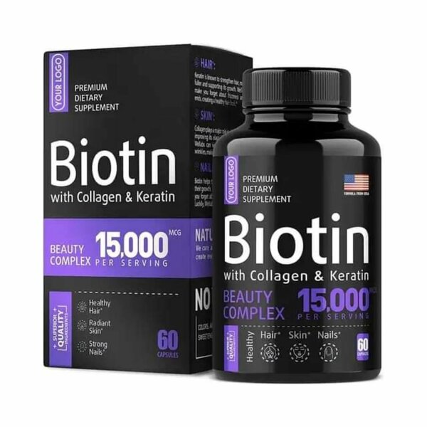 Biotin with Collagen and Keratin