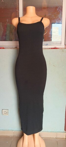 Robe longue moulante