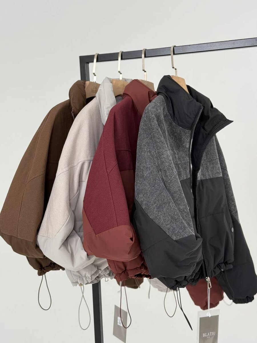 Комбинированная ветровка с джинсой