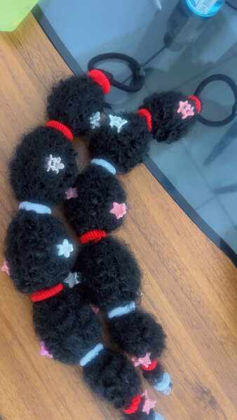 Chouchous en laine créatifs