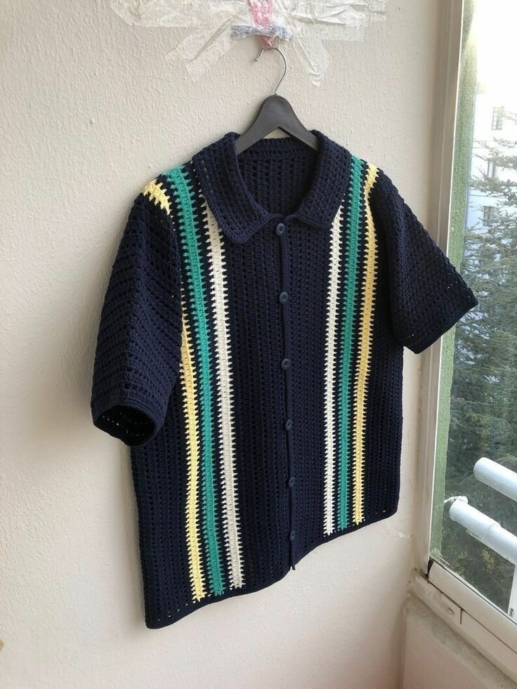 Men's Crochet Shirts