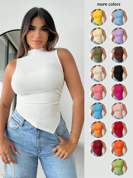 Débardeur Femme Asymétrique