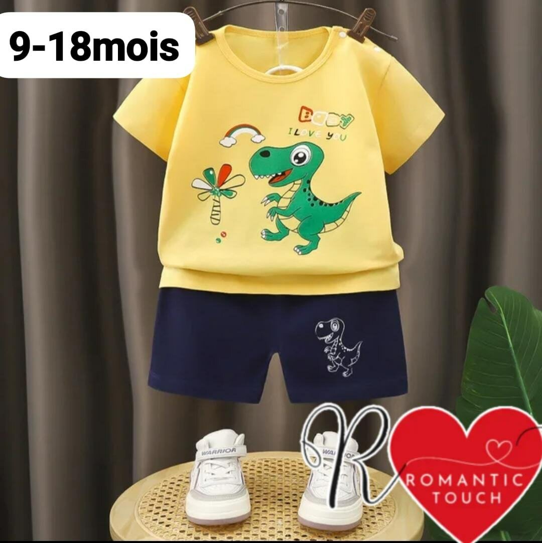 Ensemble Enfant Dino Style