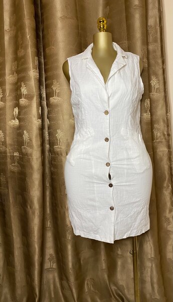 SHEIN white blazer dress
