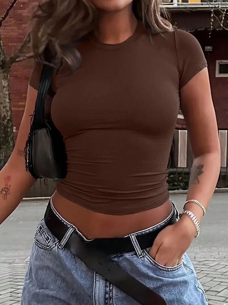 T-shirt moulant pour femme