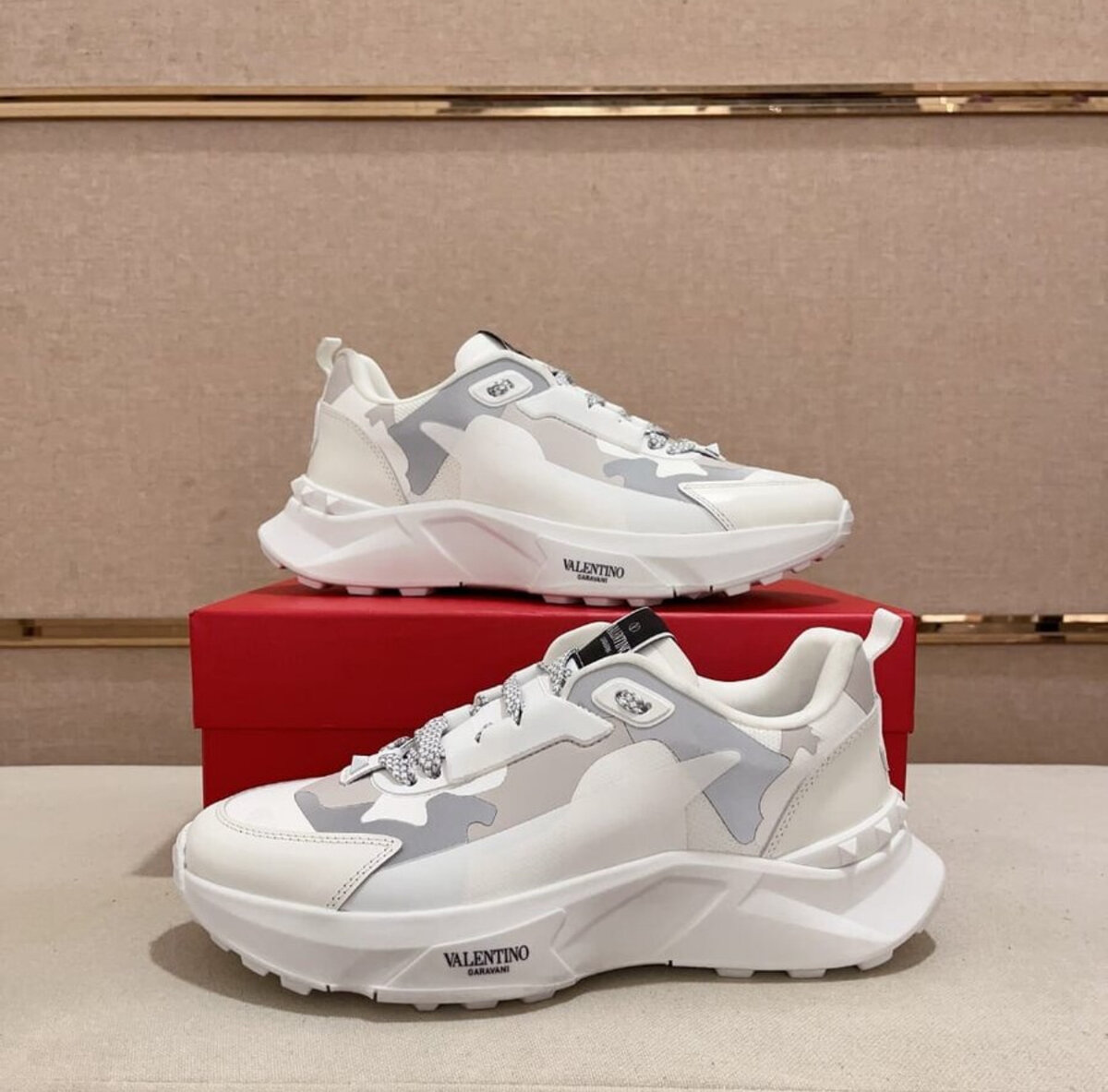 Baskets Chunky Blanches Mode