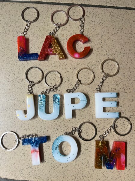 Colorful Resin Keychains