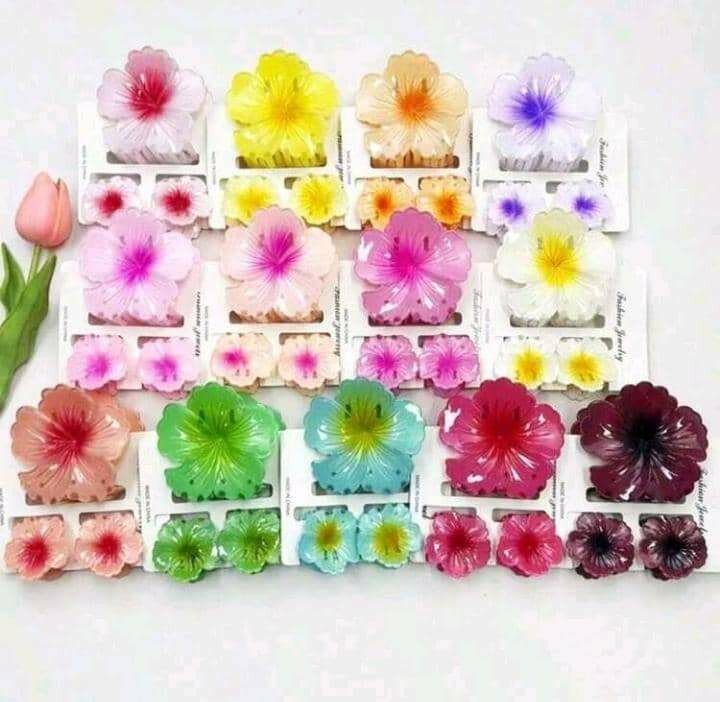 Pinces à cheveux forme  fleure