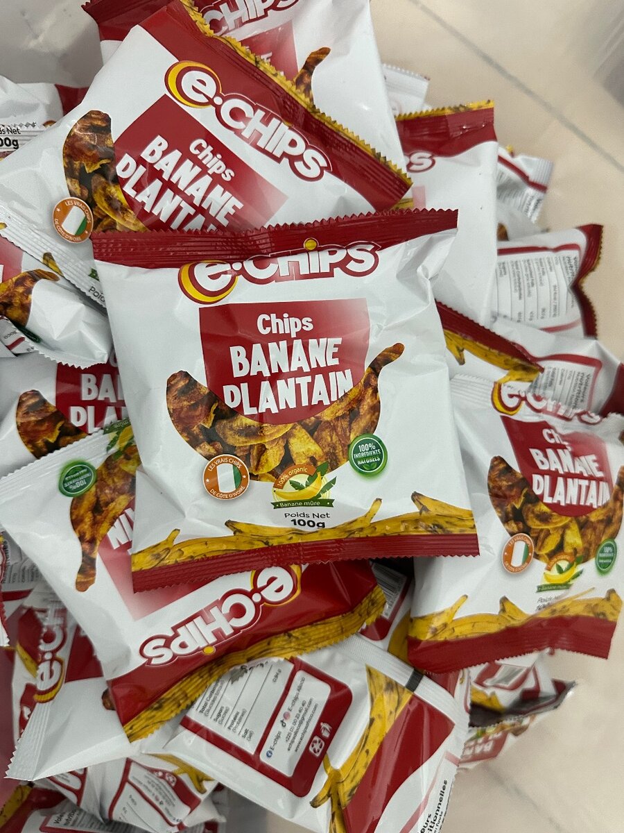 x5 E-Chips Plantain Chips 100g