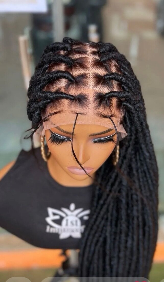 360 all back cornrows