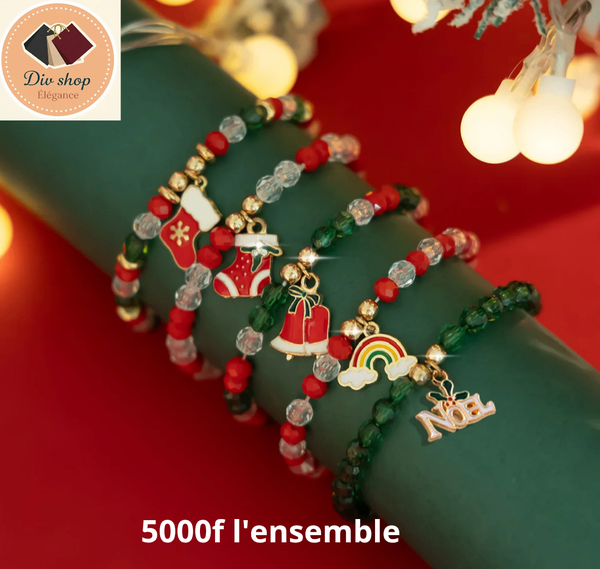 Bracelets Charms Noël