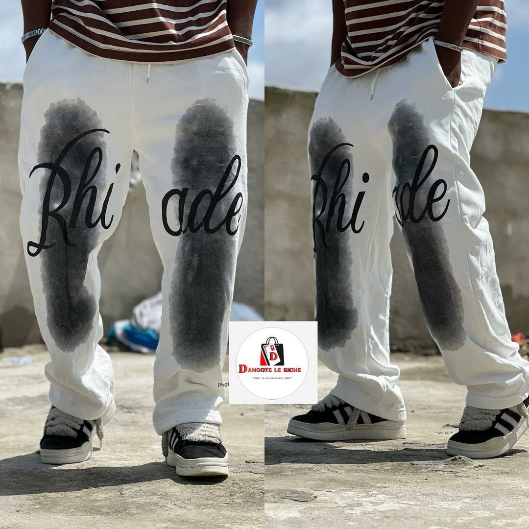Pantalon cargo blanc tendance