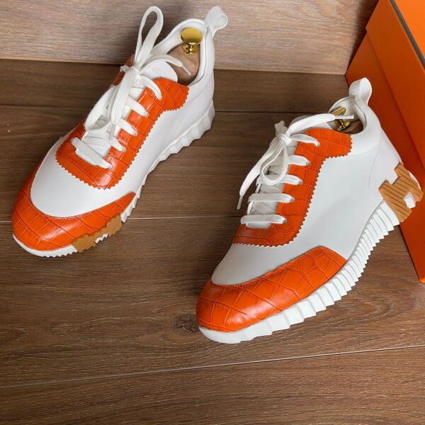 Baskets tendance multicolores