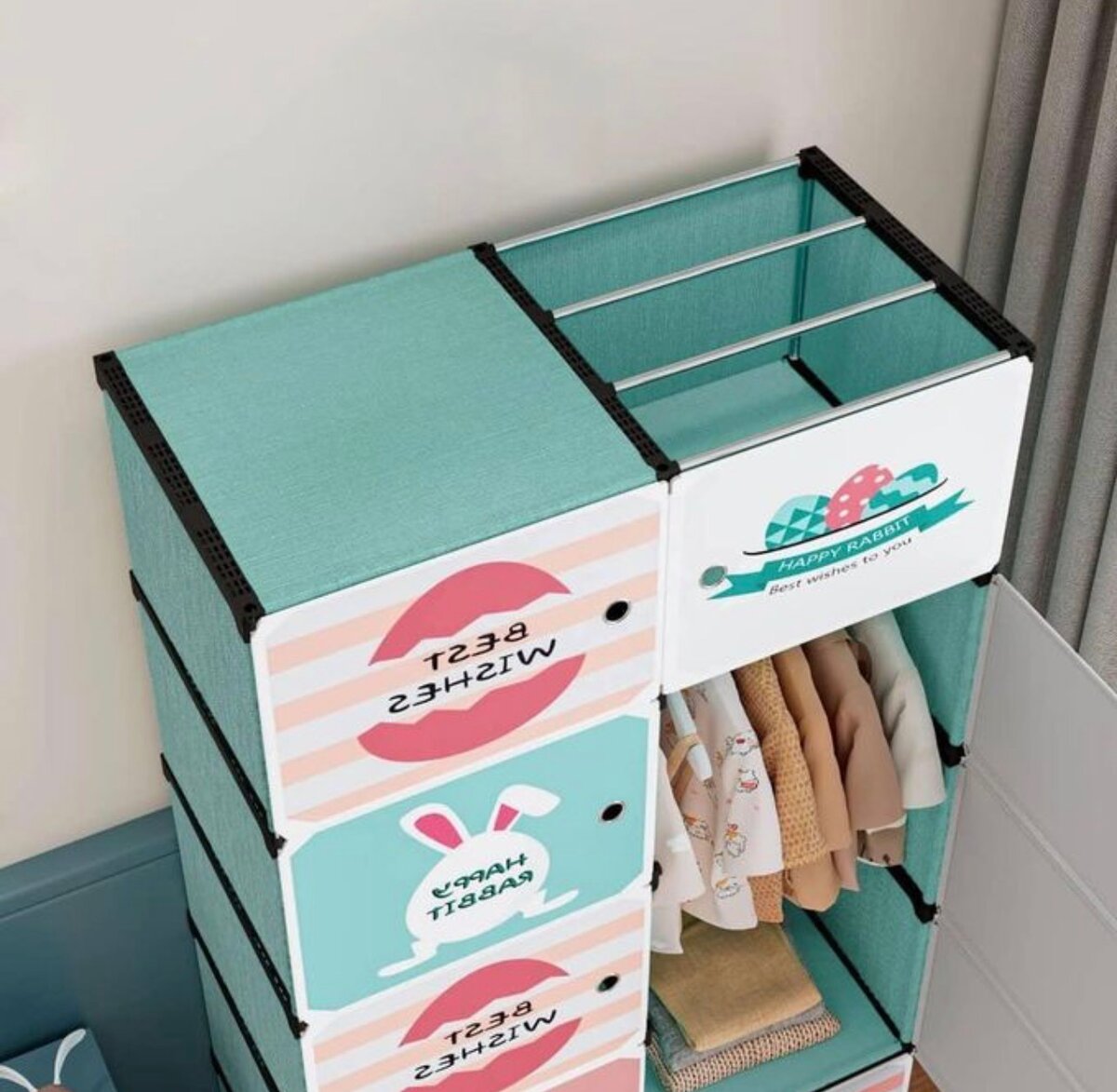 Armoire Enfant Modulaire Mignonne