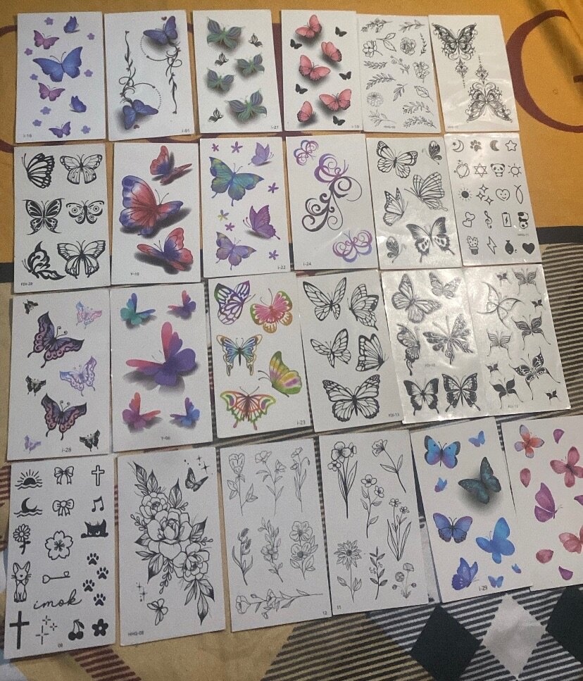 Tatouages Temporaires Papillons