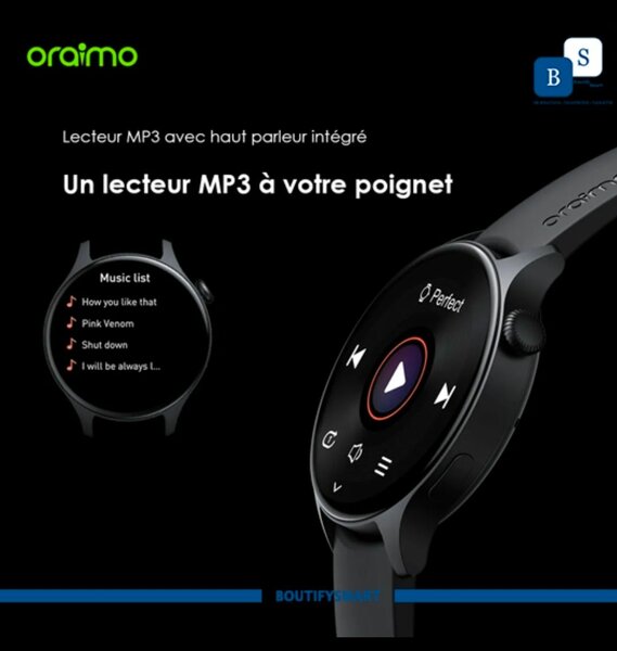 Montre intelligente MP3 oraimo