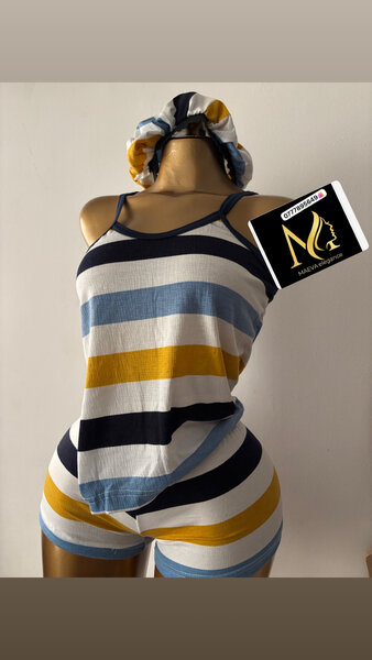 Pyjama d'été coloré pour femmes